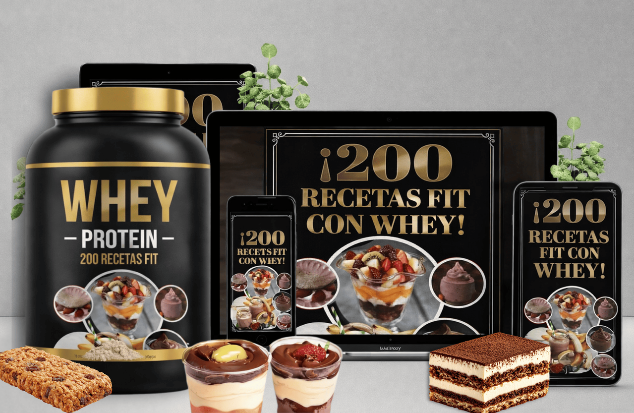 🍰 200 Recetas Fit con Whey Protein 💪